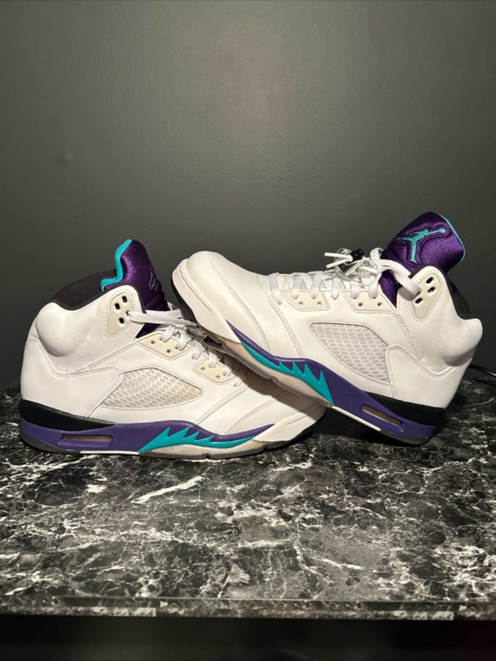 Air Jordan 5 Retro 'Grape' 2013 136027-108 Men’s 11 Clean